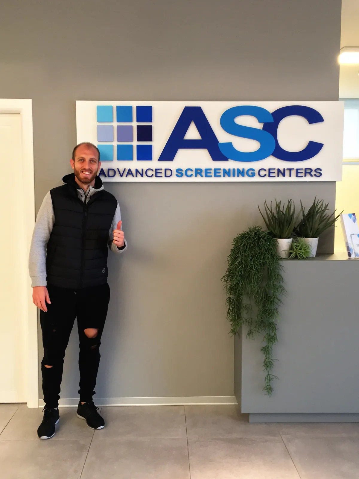 Andrea Masiello tra gli amici di ASC Italia